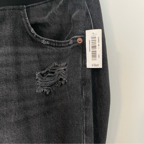 Old Navy Maternity slouchy front low-panel jeans in Black Size: 14Short - Picture 4 of 9